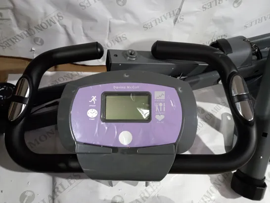 DAVINA FITNESS FOLDING MAGNETIC EXERCISE BIKE - PURPLE - COLLECTION ONLY