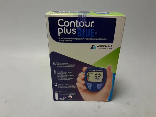 BOXED AND SEALED CONTOUR PLUS BLUE GLUCOSE MONITOR