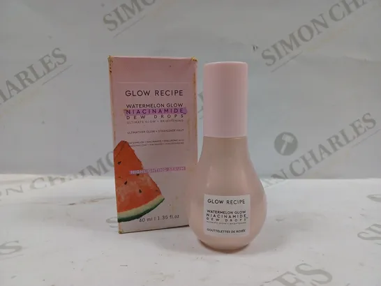 GLOW RECIPE WATERMELON NIACINAMIDE DEW DROPS 40ML