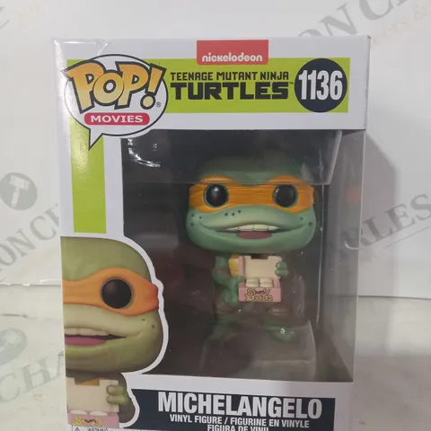 FUNKO POP MOVIES - TEENAGE MUTANT NINJA TURTLES 1136 - MICHELANGELO VINYL FIGURE