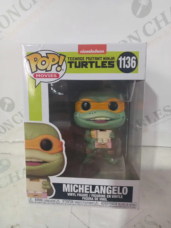 FUNKO POP MOVIES - TEENAGE MUTANT NINJA TURTLES 1136 - MICHELANGELO VINYL FIGURE