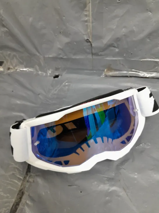 100% BIKING GOGGLES - ORANGE MIRROR LENS