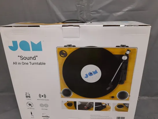 2 X JAM 'SOUND' ALL-IN-ONE TURNTABLE 