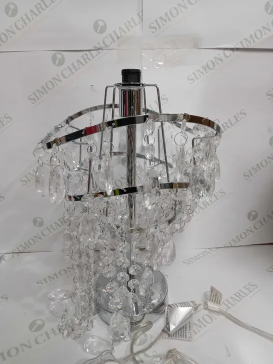 VINCENZA 3 TIER WAVE TABLE LAMP RRP £48