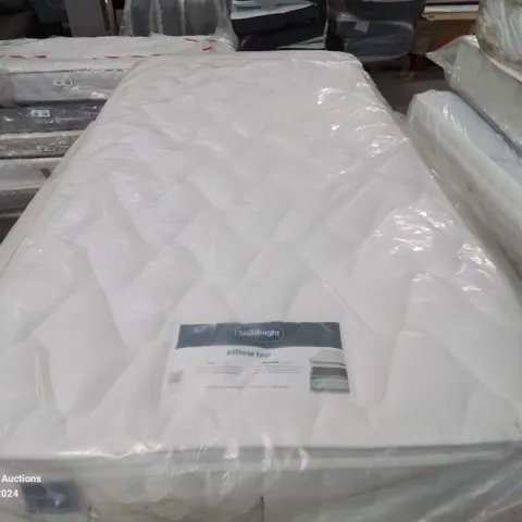 QUALITY BAGGED SILENTNIGHT PILLOW TOP 782 SPRING SUPPORT SINGLE MATTRESS 