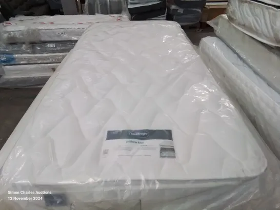 QUALITY BAGGED SILENTNIGHT PILLOW TOP 782 SPRING SUPPORT SINGLE MATTRESS 