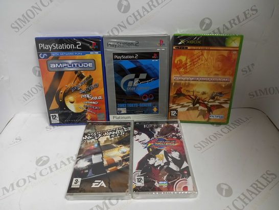 LOT OF 5 PLAYSTATION/XBOX GAMES