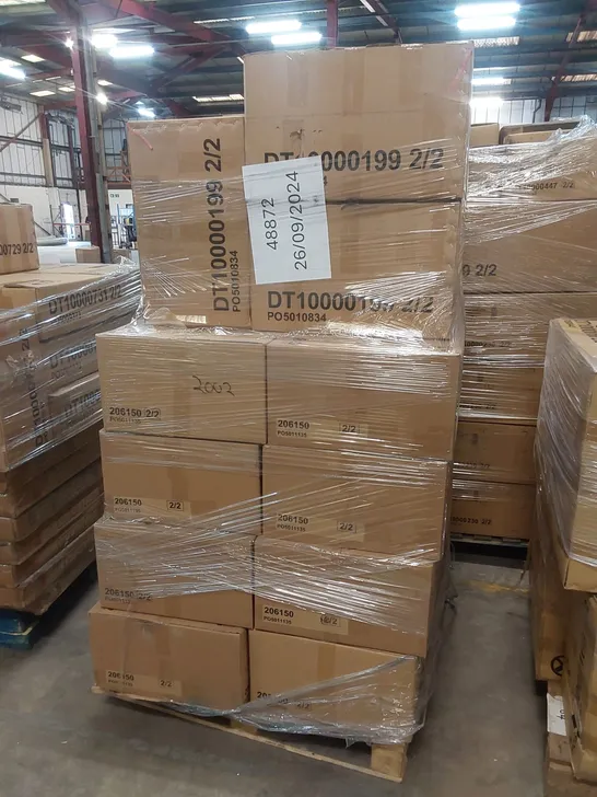 PALLET OF ASSORTED BOXED INCOMPLETE FURNITURE PARTS