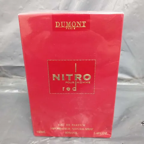 BOXED AND SEALED DUMONT PARIS NITRO RED EAU DE PARFUM 100ML