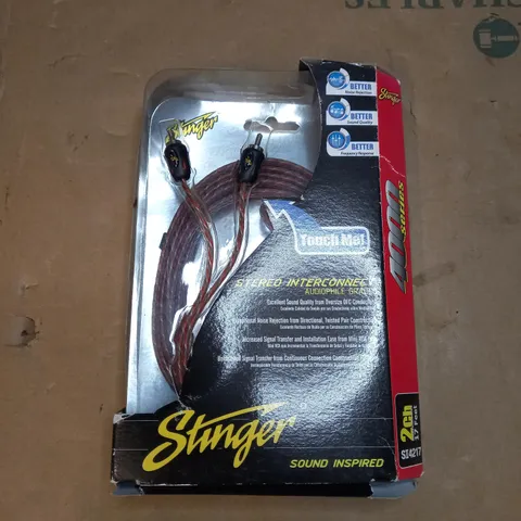 STINGER 4000 SERIES SI4217 STEREO INTERCONNECT CABLE