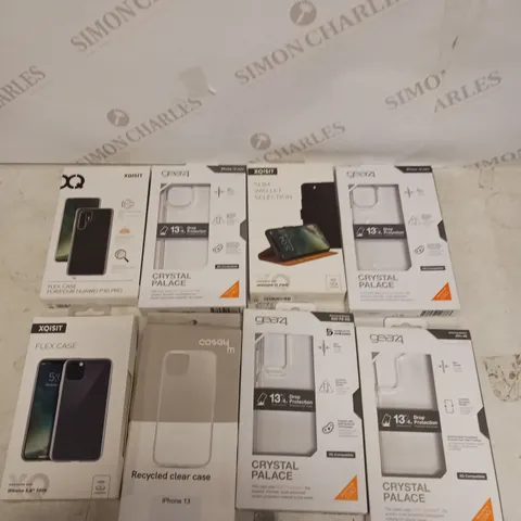 APPROXIMATELY 30 ASSORTED SMARTPHONE PROTECTIVE ACCESSORIES TO INCLUDE CASES & SCREEN PROTECTORS 