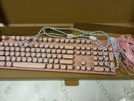 SHENZHEN PINK MECHANICAL KEYBOARD AND MOUSE SET