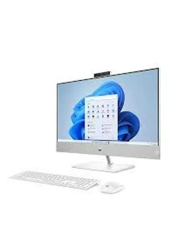 BOXED HP PAVILION 27-CA1004NA, ALL-IN-ONE DESKTOP PC. 27in FHD, INTEL CORE I7, 16GB RAM, 1TB SSD - WHITE RRP £1399