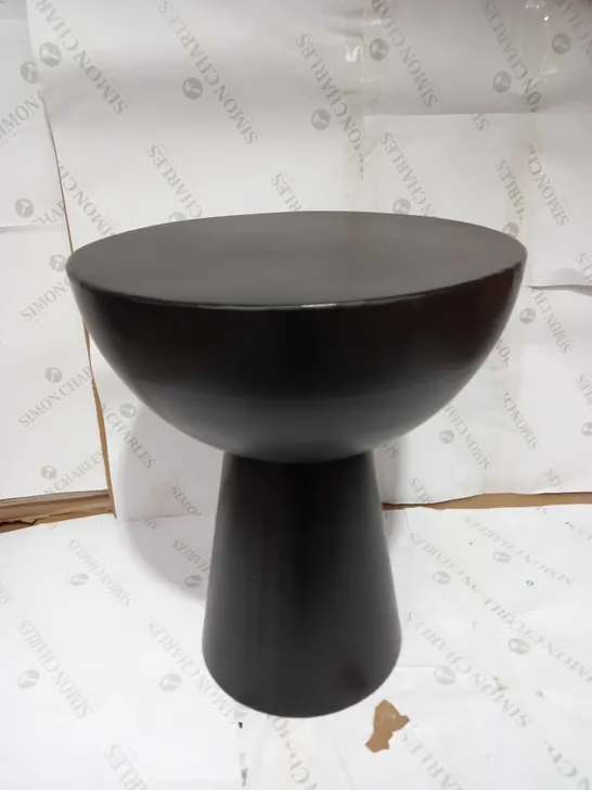 K BY KELLY HOPPEN BLACK IRON ROUND SIDE TABLE