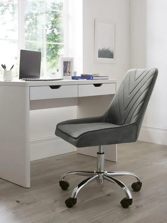 VERY HOME BLAIR FABRIC OFFICE CHAIR - GREY / COLLECTION ONLY RRP £99