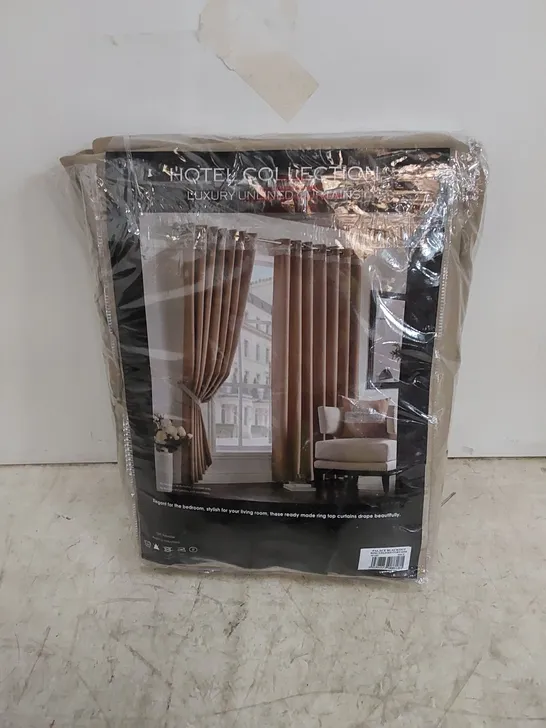 BAGGED ALYSON ROOM DARKENING EYELET CURTAINS // SIZE 229 X 229cm