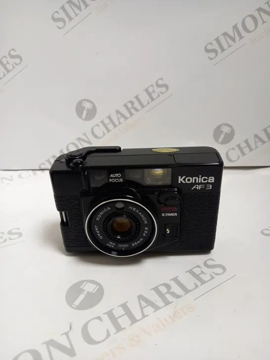 BOXED KONICA AF3 CAMERA WITH PROTECTIVE CASE