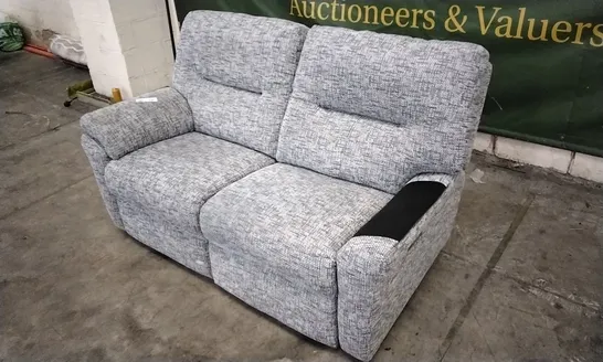 QUALITY BRITISH DESIGNED & MANUFACTURED G PLAN SEATTLE 2.5 SEATER POWER RECLINER SOFA REMCO SLATE FABRIC