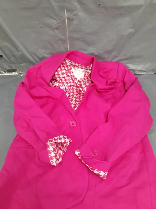 DANNII MINOGUE PETITES PINK BLAZER - 10