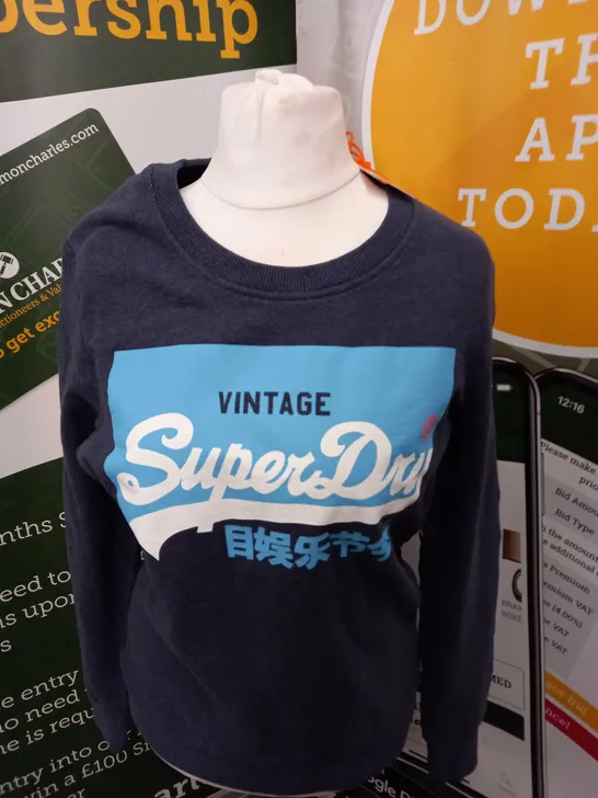 VINTAGE SUPERDRY SWEATSHIRT SIZE 14