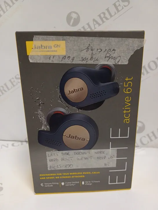 BOXED JABRA ELITE ACTIVE 65T EARBUDS