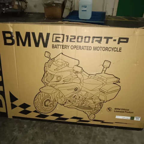 BOXED ELECTRIC RIDE ON BMW POLICE BIKE