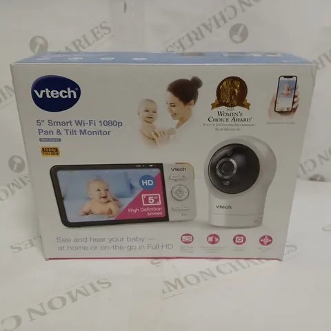 VTECH 5" SMART WI-FI 1080P PAN 5 TILT MONITOR 