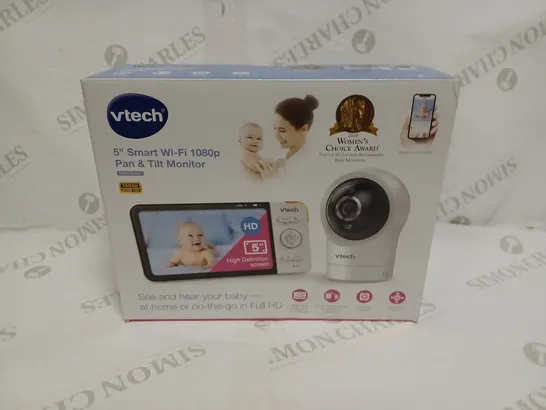 VTECH 5" SMART WI-FI 1080P PAN 5 TILT MONITOR 