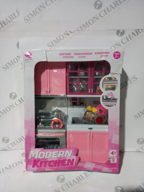 BOXED QUN FENG MODERN KITCHEN TOY SET