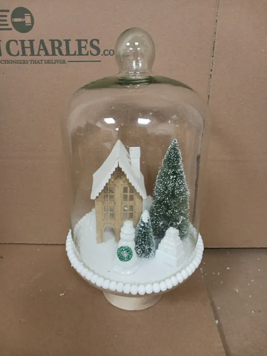 WINTER SCENE CLOCHE  RRP £35