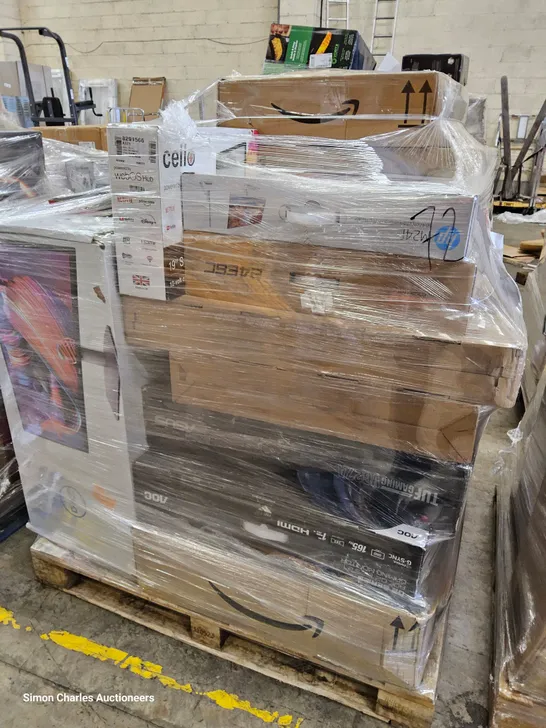 PALLET OF APPROXIMATELY 24 UNPROCESSED RAW RETURN MONITORS TO INCLUDE;