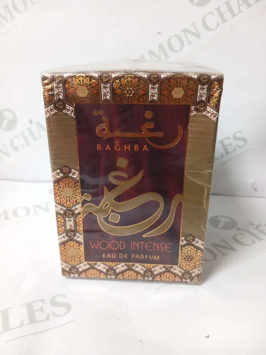 BOXED AND SEALED LATTAFA RAGHBA WOOD INTENSE EAU DE PARFUM 100ML 