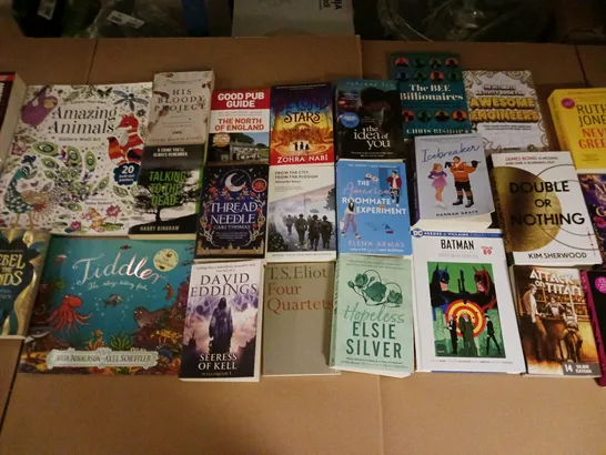 CAGE OF APPROXIMATELY 200 ASSORTED BOOKS FROM VARIOUS AUTHORS - COLLECTION ONLY 