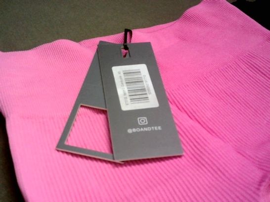 LOT OF 2 PAIRS OF BO+TEE SHORTS IN PINK&BLACK - S+XS