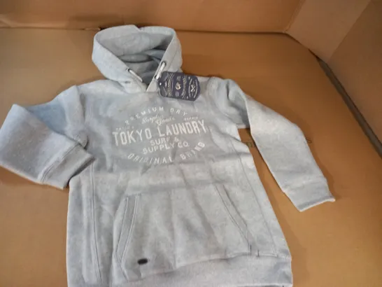 TOKYO LAUNDRY GREY HOODIE - 11/12 YRS