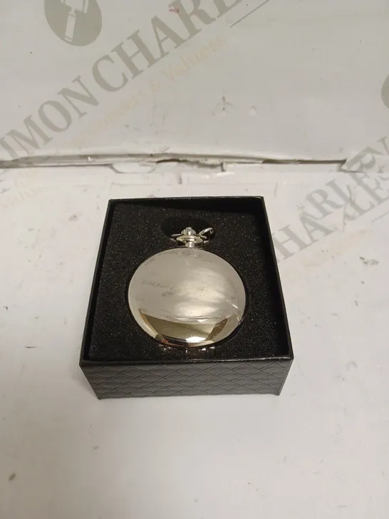 MENS EDISON POCKET WATCH WITH CHAIN – BRAND NEW IN BOX