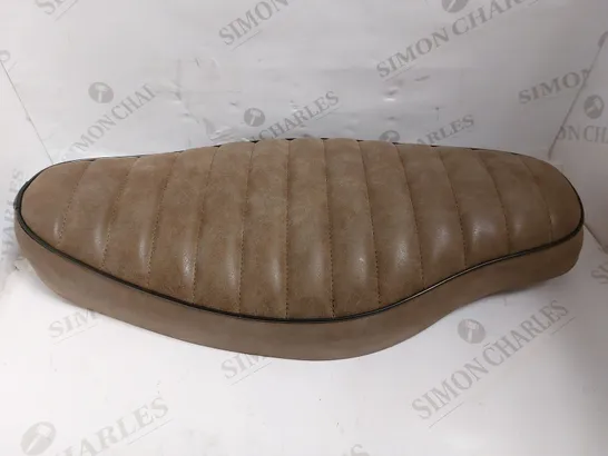 BROWN SUEDE EFFECT SEAT FOR MOTORCYCLE - MODEL UNKNOWN