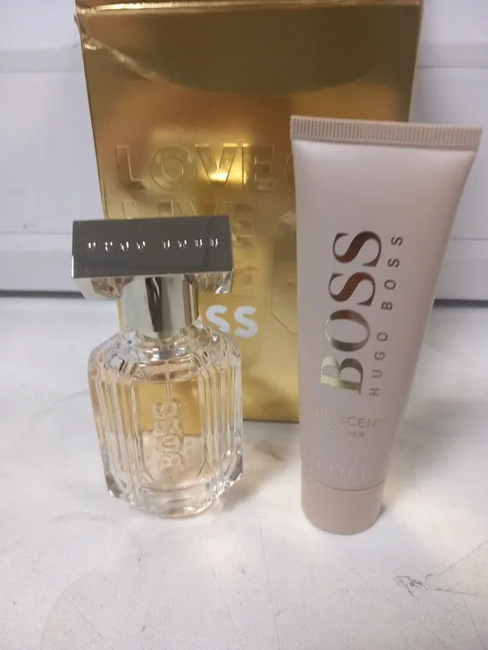 BOXED HUGO BOSS THE SCENT FOR HER EAU DE PARFUM GIFT SET