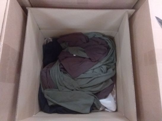 BOX OF ASSORTED CLOTHES 