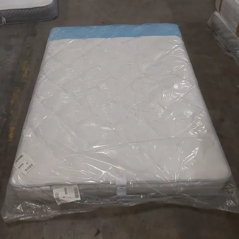 BAGGED DESIGNER DOUBLE 135cm AIRSPRUNG LUXURY QUILTED MEDIUM MATTRESS