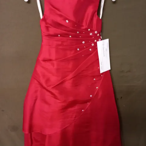 MARK LESLEY RED OCCASIONAL DRESS - SIZE 4