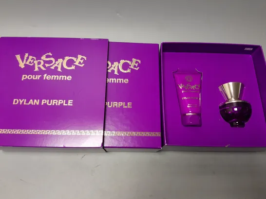 BOXED VERSACE POUR FEMME DYLAN PURPLE EAU DE PARFUM SET