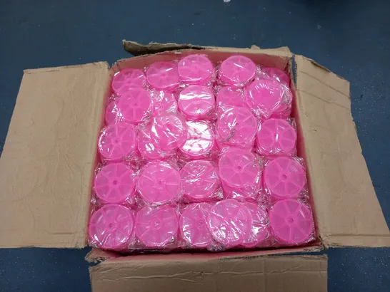 APPROXIMATELY 250 PACKAGED PINK PILL BOX - COLLECTION ONLY 