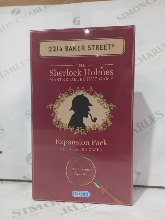 GIBSONS 221B BAKER STREET THE SHERLOCK HOLMES MASTER DETECTIVE GAME EXPANSION PACK