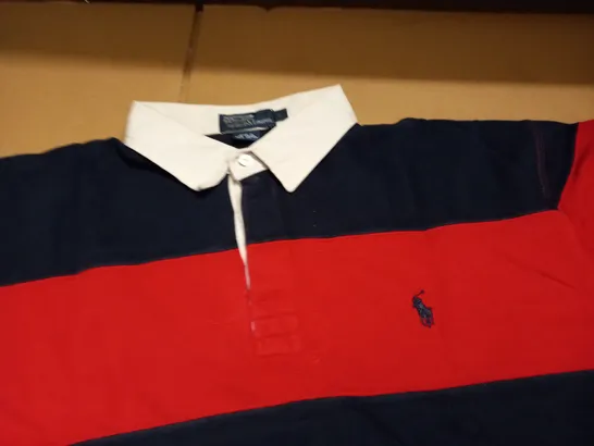 POLO RALPH LAUREN RUGBY SHIRT - L