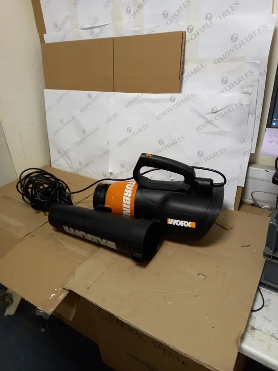 WORX WG518E AIR TURBINE CORDED LEAF BLOWER