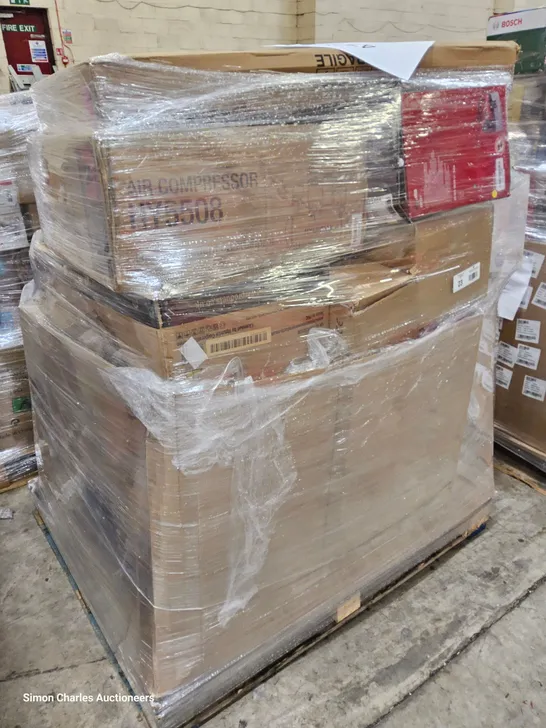 PALLET OF APPROXIMATELY 30 UNPROCESSED RAW RETURN HOUSEHOLD AND ELECTRICAL GOODS TO INCLUDE;