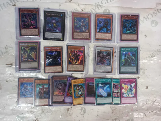 LOT OF ASSORTED COLLECTIBLE YU-GI-OH TRADING CARDS