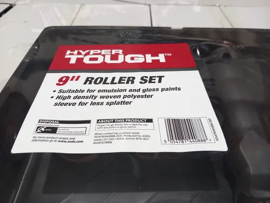 SIX BRAND NEW HYPER TOUGH 9" ROLLER SETS