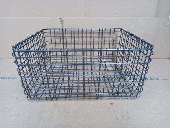 BOX OF 6 X WIRE MESH BASKETS IN "GRAPHITE" FINISH - 34XX31X16